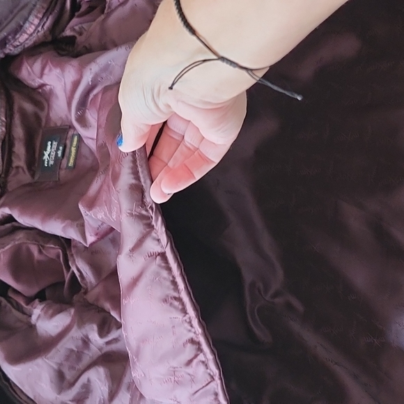 Genuine Leather Lined Coat - Picture 16 of 17